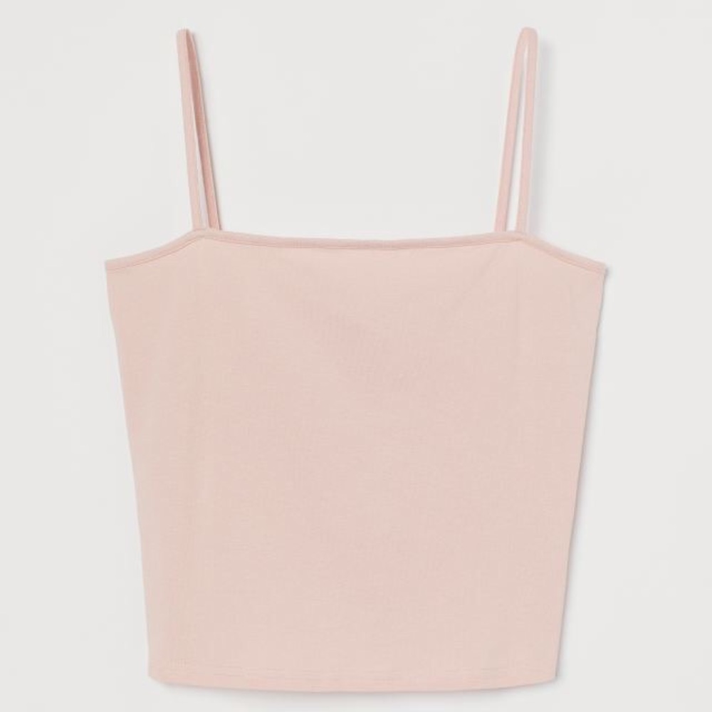 H&M Short Camisole Top/Crop tops/Powder Pink
